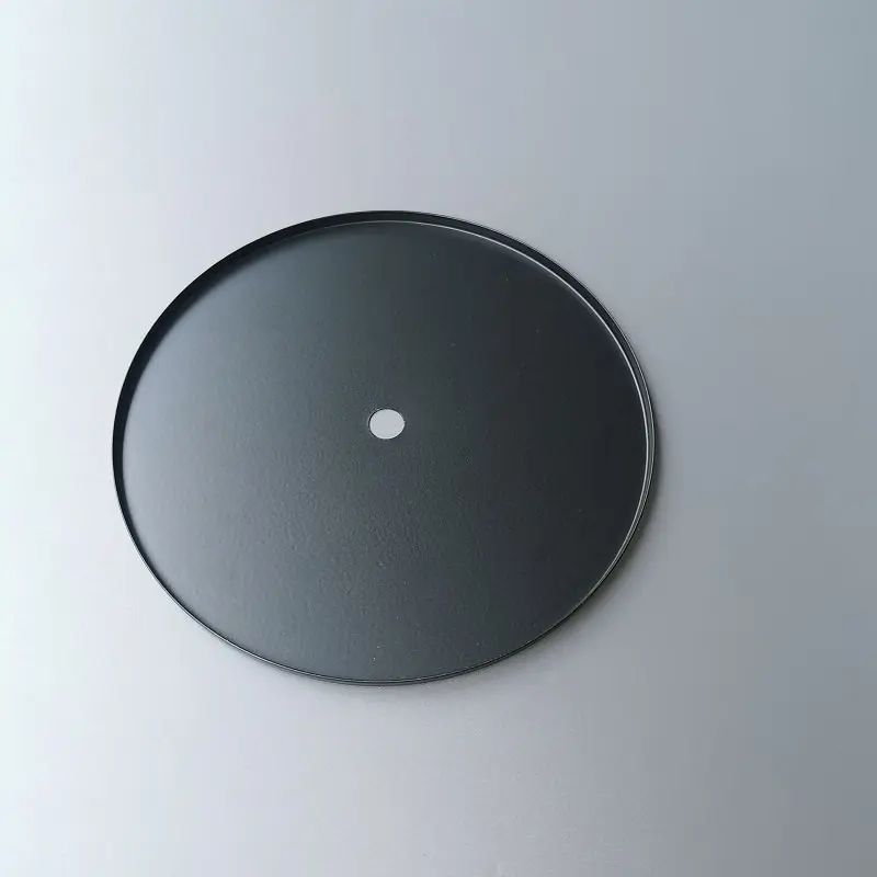 2PCS 60~150mm White/Black Lamp Ancient Flat Lid Straight Edge Cap,Lighting Fixture, DIY Accessories With Medium Hole D10mm