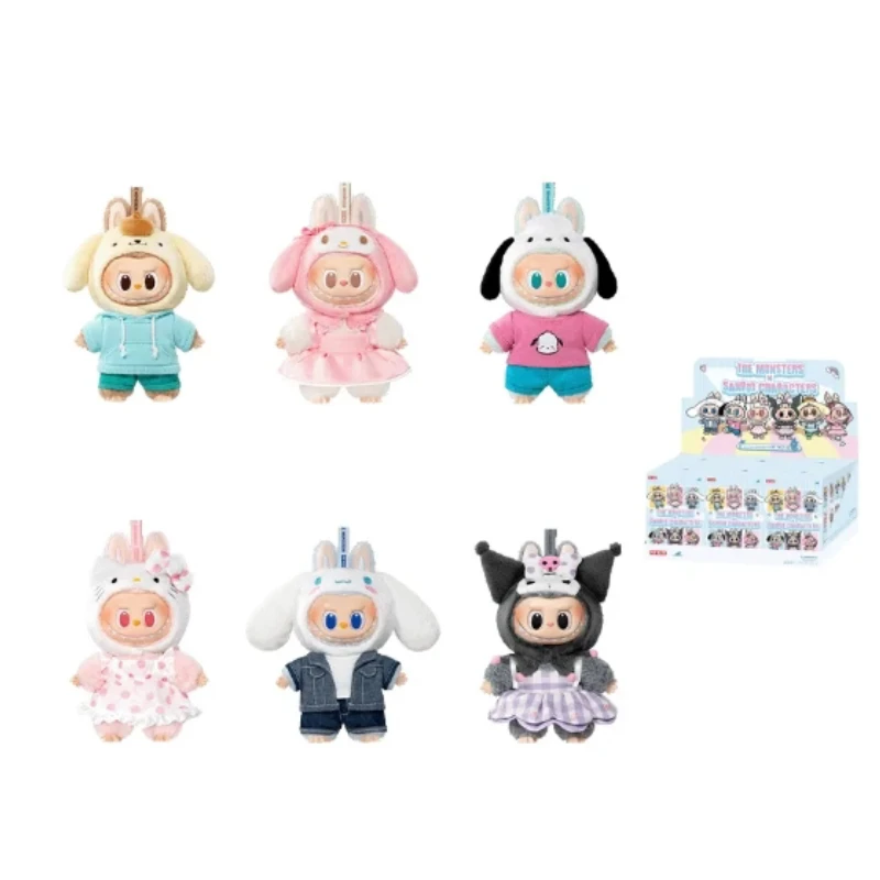

POP MART LABUBU THE MONSTERS SANRIO CHARACTERS Виниловая плюшевая игрушка-сюрприз (Blind Box) для декора комнаты