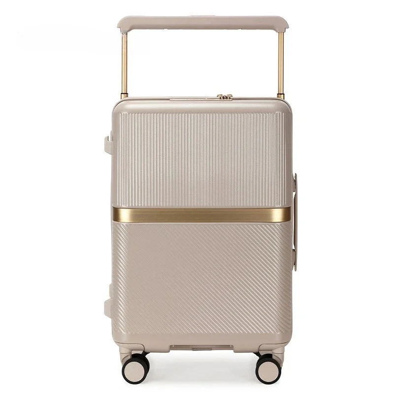 Fashion suitcase universal wheel can board 20-inch medium wide tie rod