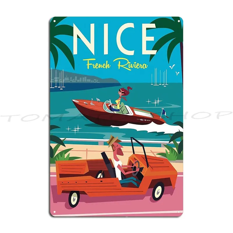 Nice Metal Plaque Poster Wall Decor Funny Party Garage Designing Tin Sign Poster