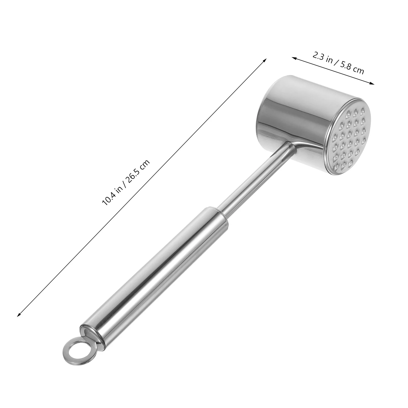 

10 Inch Stainless Steel Meat Tenderiser Flat Needle Design For Kitchen Tenderizing Steak Beef Chicken Meat Hammer Kitchen