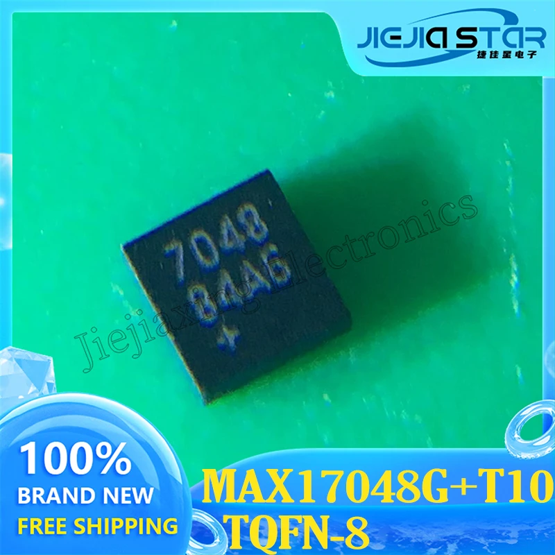 TDFN-8 배터리 연료 게이지 IC 부품 마크, MAX17048G + T10, MAX17048G, 7048 SMD, 정품 재고, 신제품 전자 제품