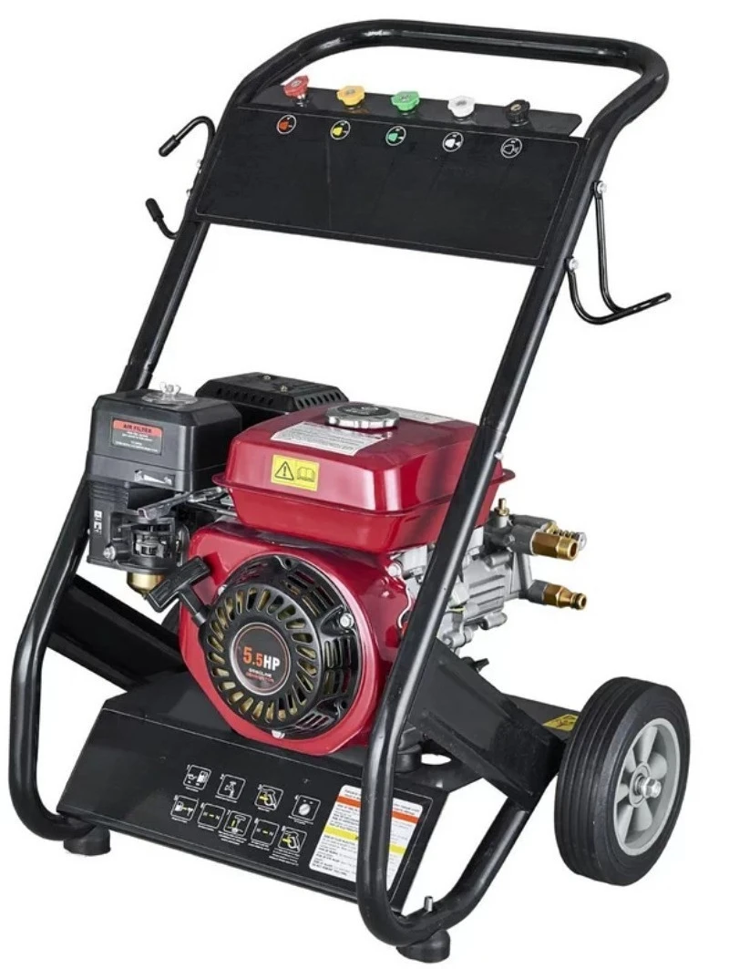 6.5HP Petrol Pressure Washer, Jet Washer Nozzles Portable Power Washer