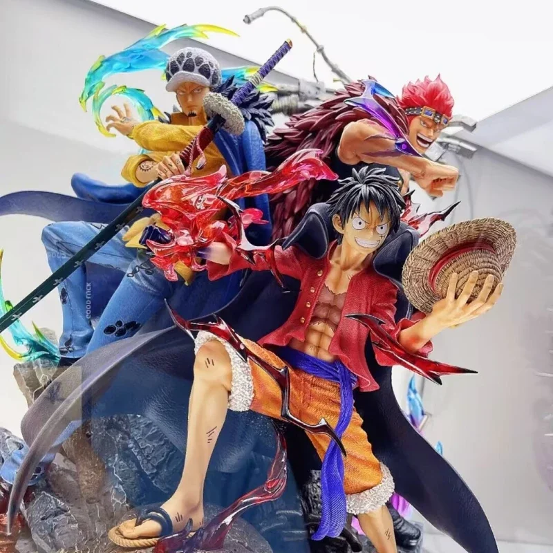 

In Stock Anime One Piece Figures 22cm The Island Of Ghosts Trafalgar D Water Law Eustass Kid Luffy Action Figure Pvc Model Toy