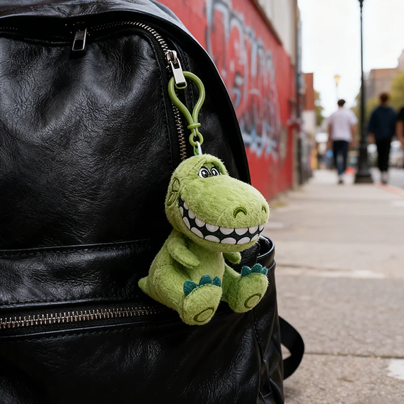 ديزني توي ستوري ريكس عناق عناق التنين أفخم دمية الكرتون أنيمي لطيف ألعاب من القطيفة المفاتيح ظهره قلادة هدايا عيد ميلاد الأطفال