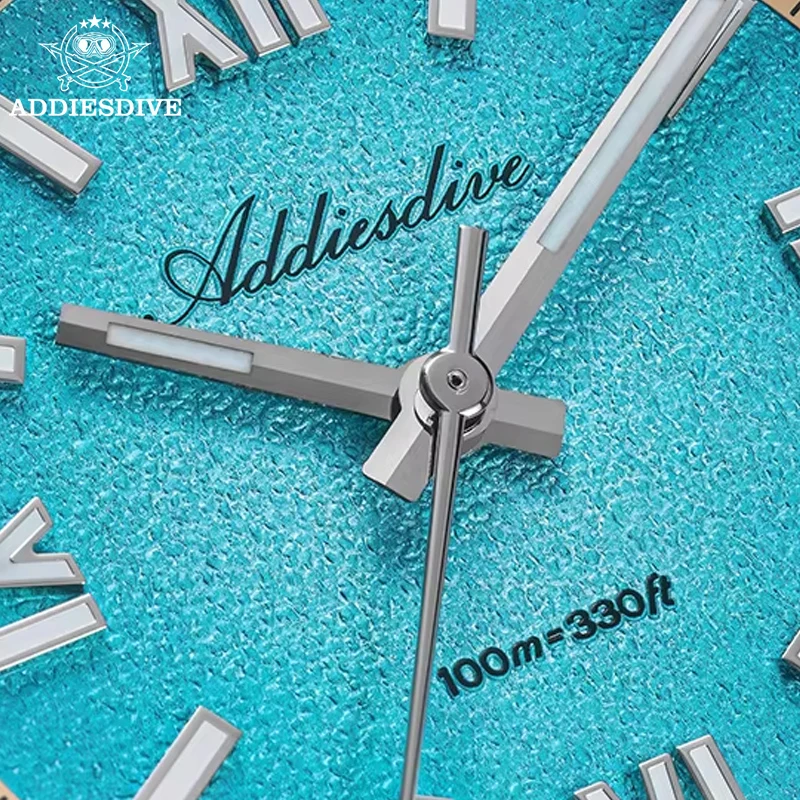 

ADDIESDIVE New Watch Men 36mm Luxury Sapphire Glass VH31 Quartz Wristwatch Waterproof 100m Stainless Steel Luminous Watch AD2523