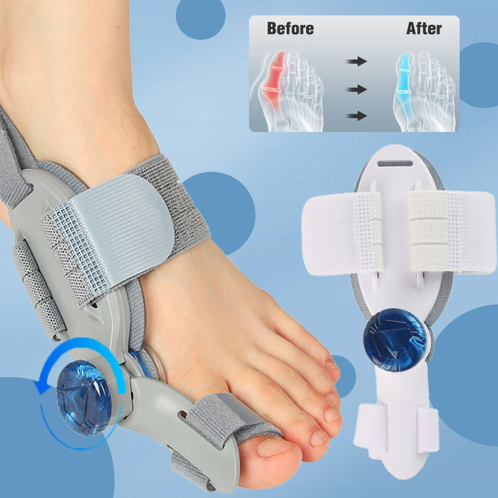 Bunion Splint Big Toe Straightener Corrector Hallux Valgus Correction Adjustable Pedicure Finger Toe Corrector Foot Care Tools