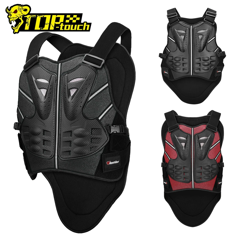 

Motorcycle Body Armor Wear-resistant Motocross Riding Armor Vest Protective Gear Anti-fall Motorbike Chest Back Protector M-XL