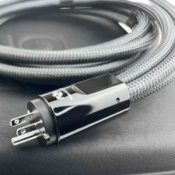 Kabel zasilający HiFi Dragon wysokoprądowy AC Audio z wtyczką Schuko w USA i UE