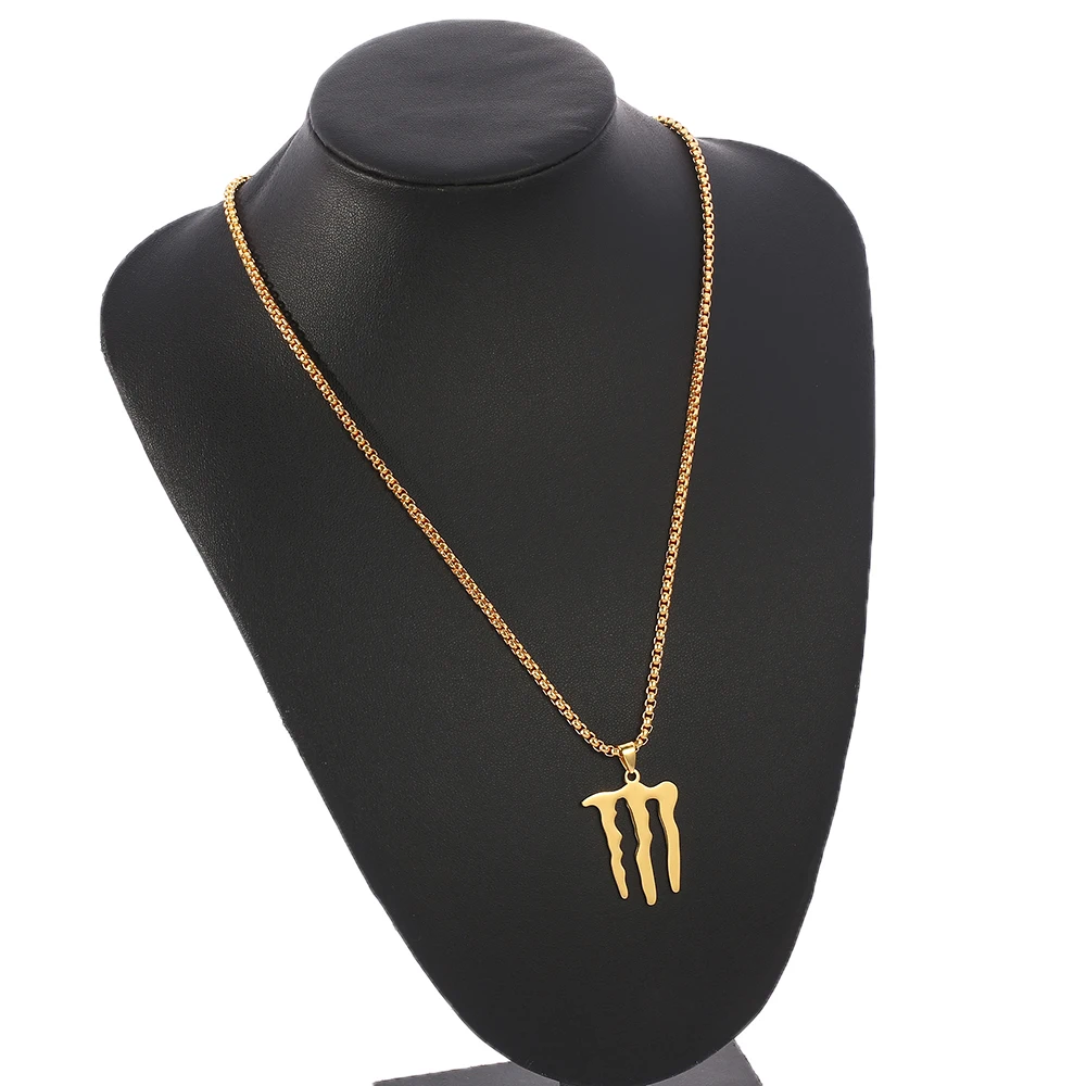 Monster Magic Claw Pendant Necklaces Men Women Fashion Wild Street Hip Hop Jewerly