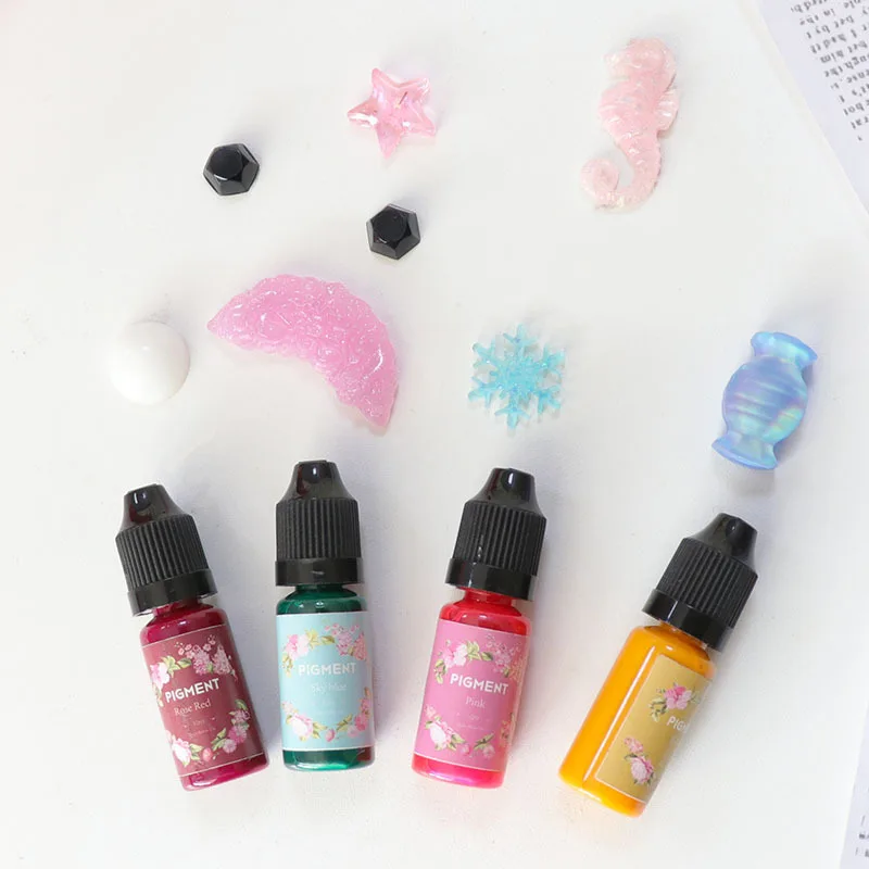 Multicolour Optional DIY Pigment Second Generation Epoxy High Concentration UV Drops Color Essence Epoxy Resin AB Glue Paste