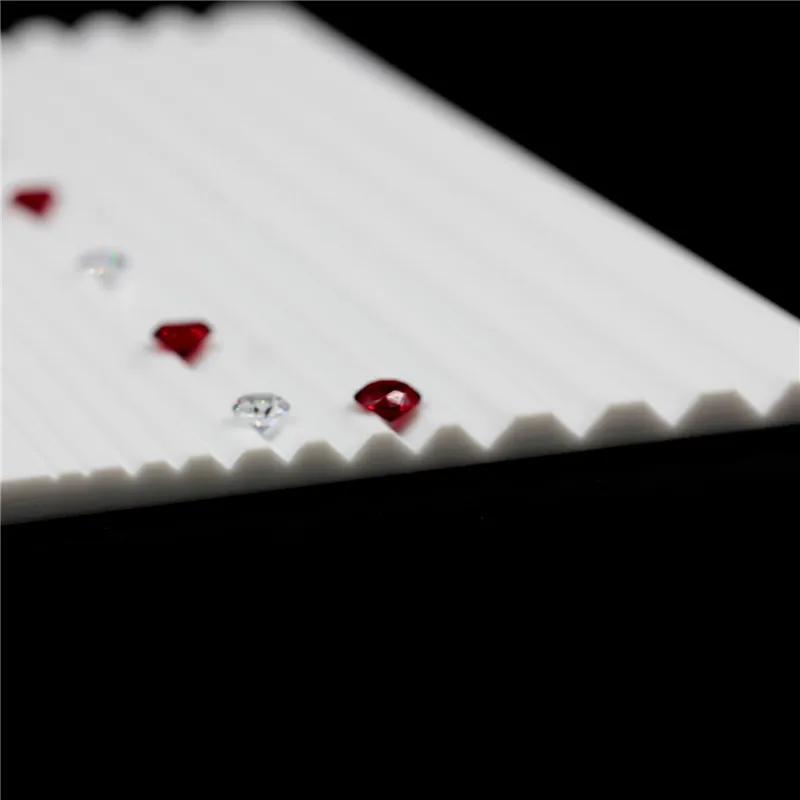 Diamond Bare Stone Gemstone Grading V-Groove Color Treasure Display Panel Viewing Board Naked Diamond Size Compariso Stone Panel