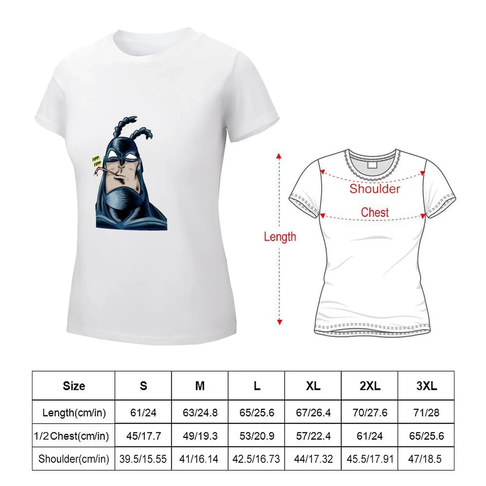 The Tick T-ShirtThe Tick T-shirt animal print shirt for girls Blouse graphics black t-shirts for Women