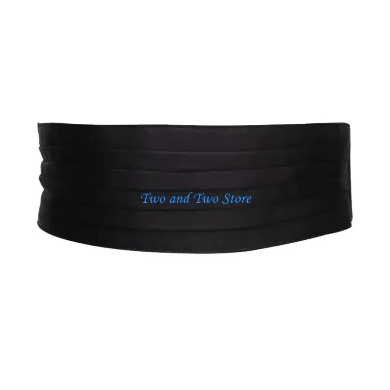 HX6F Stretchy Waist Belt Chain Elegant Waistband Underbust for Casual Skirt Dress