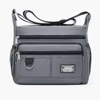 Mens Crossbody Bag Single Shoulder Bags Big Capacity Multi-Pockets Storage Bag Fashion Handbag Business Crossbody Bags 2