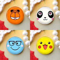 8mm 10mm 12mm 25mm 14mm 16mm 18mm 20mm  Photo Glass Cabochons Round Cameo Set Handmade Settings Stone Snap Button Face FCR692