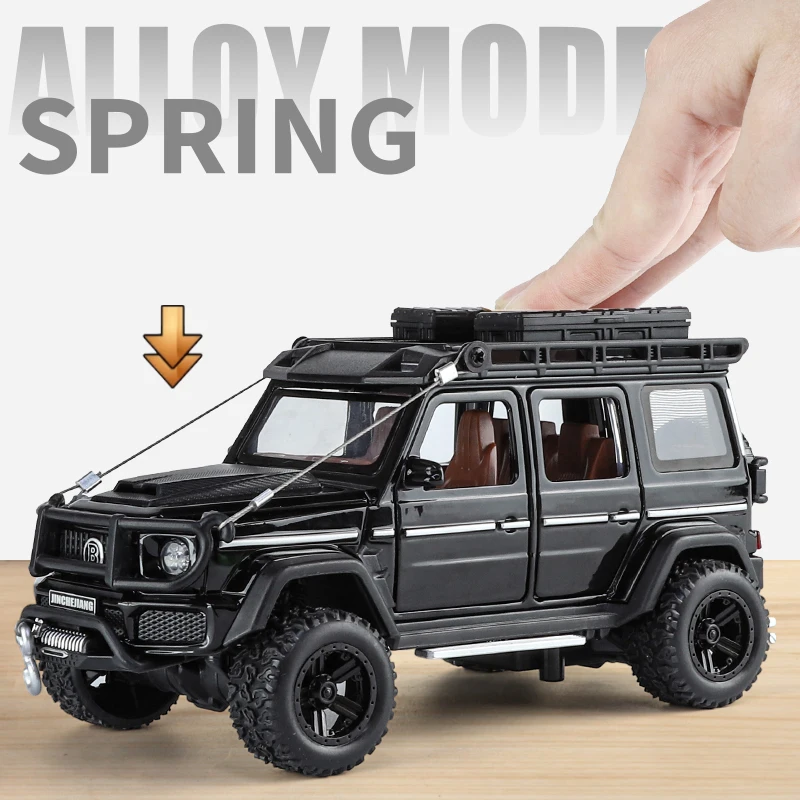 KMM 1:32 escala Meicedes-Benc G550 4X4 todoterreno modelo de aleación de alta precisión luz furiosa rápida tirar hacia atrás decoración de regalo para niños caliente W