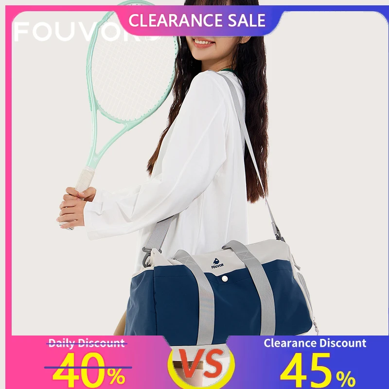 

Fouvor Women's Crossbody Bags Large Capacity Travel Sports Shoulder Bags New Dry And Wet Separation Nylon Handbag Female 3047-05