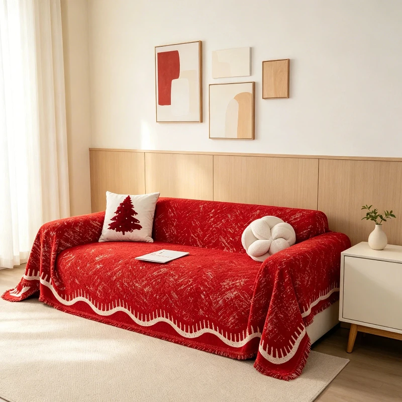 Modern  Waterproof Sofa Towel Autumn Winter  Non‑Slip Sofa Protector Universal Couch Pad for Living Room Bedroom Home