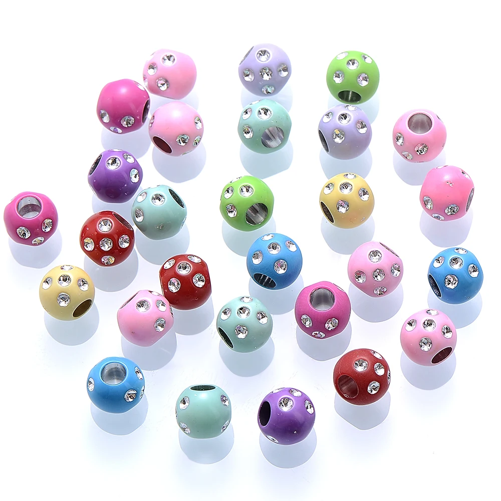 iYOE 50pcs 7x8mm Mix Acrylic S - Crystal Bead Mix recension och pris