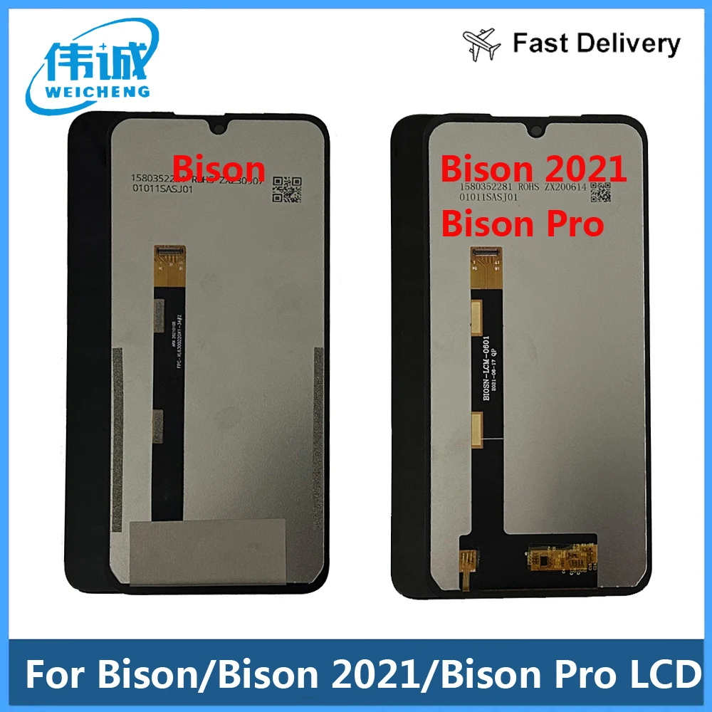 

6.3" Tested For UMIDIGI Bison LCD Display + Touch Screen Digitizer Assembly For UMIDIGI Bison 2021 Bison Pro LCD Screen + Glue