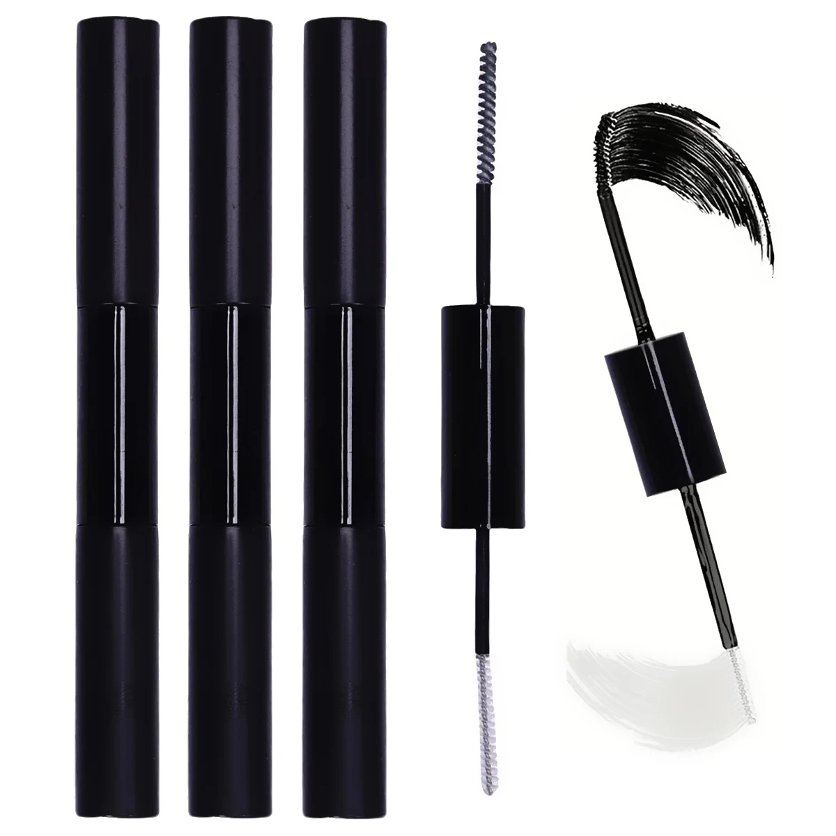 3 Pieces of Adhesive and Sealing Eyelash Glue 2-in-1, Suitable for DIY Group Eyelashes, Household False Eyelash Makeup Tool