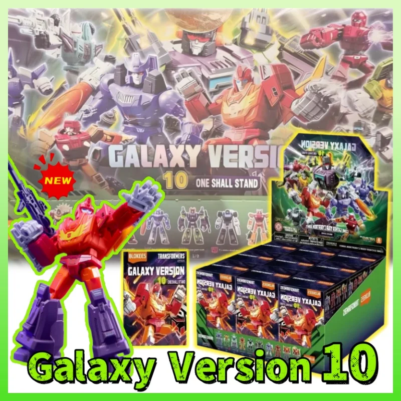 Nuevo Blokees Transformers Versión Galáctica 10 United As One Serie Caja Sorpresa Optimus Prime Figura Articulada Montable Juguete Coleccionable