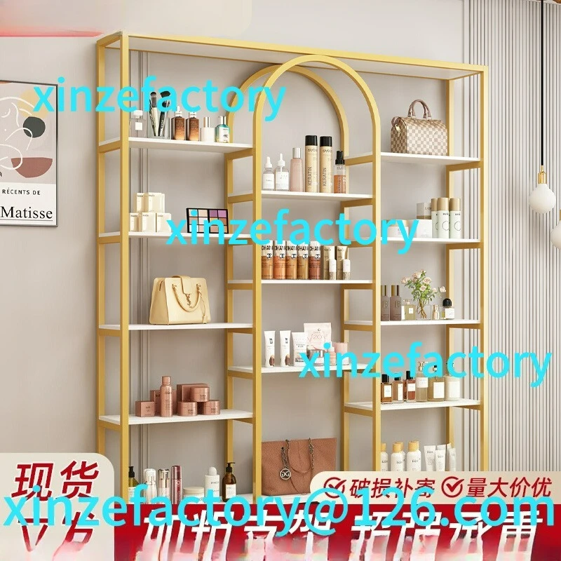

Customizable Cosmetics Display Cabinet Shelf Nail Polish Glue Floor Shelf Beauty Salon Supermarket Products Multi-layer Storage