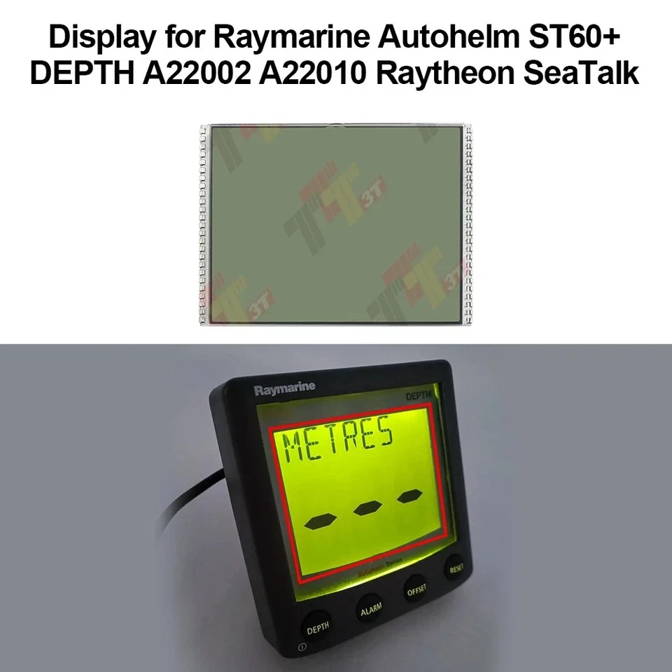 DEPTH Display Screen for Raymarine Autohelm ST60 ST60+ A22002 A22010 Raytheon SeaTalk