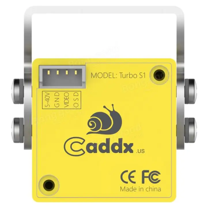 Caddx Turbo Micro S FPV Camera 4:3 PAL/NTSC 2.1mm Full size lens CCD Sensor w/ Ultra Low Latency Camera for FPV Racing