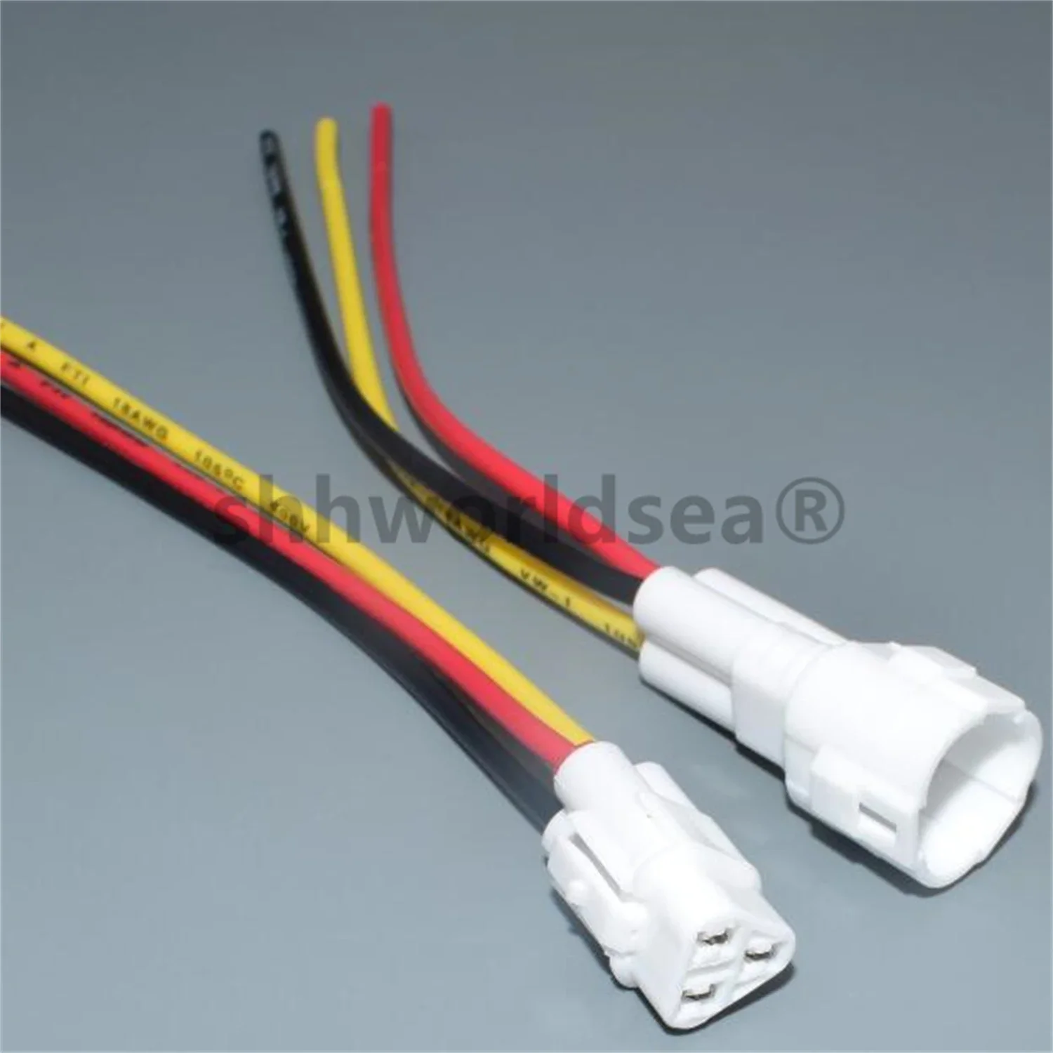 shhworldsea  3 Ways 6187-3231 6180-3241 Car Male Plug Female Socket Automotive Wiring Harness Waterproof Connector