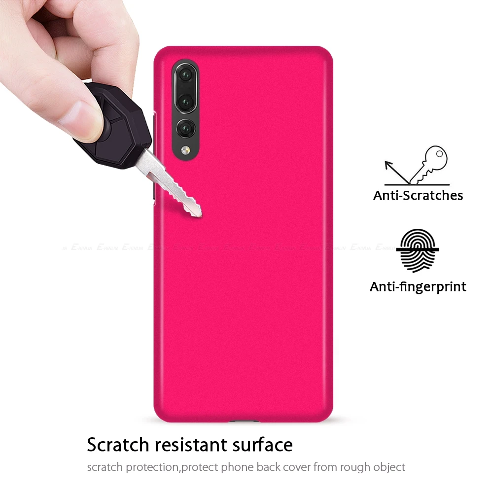 UltraThin Matte Hard PC Plastic Phone Case For HuaWei P60 P50 P40 P30 P20 Pro Plus Lite 5G E XL Frosted Back Cover