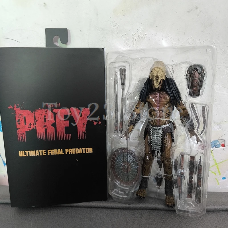 NECA Prey Ultimate Feral Predator Action Figure Collectible Model Predator Toys Christmas Gifts