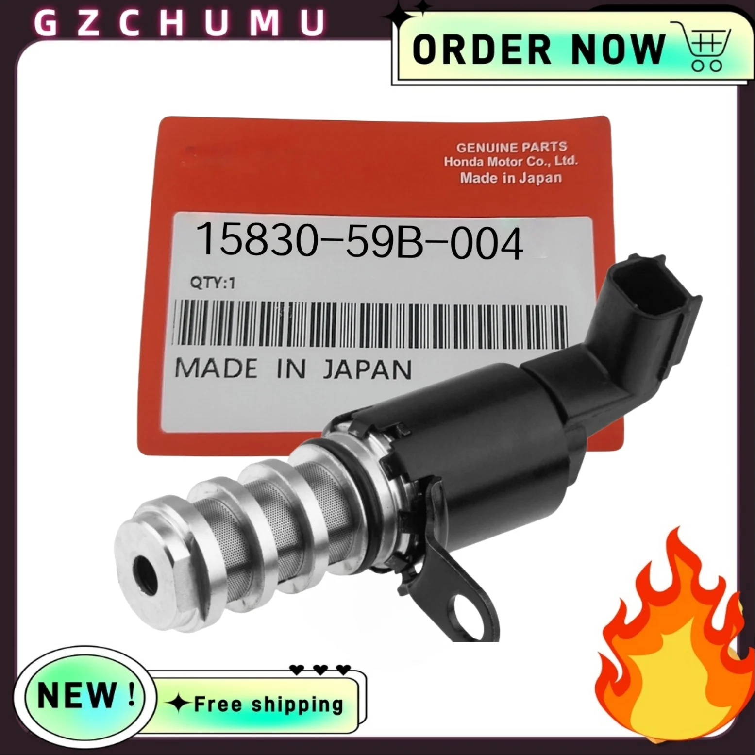 Solenóide 115830-59B-004 da válvula de controle de VVT para Honda Civic 2016-2019 CR-V 1.5L 1583059B004