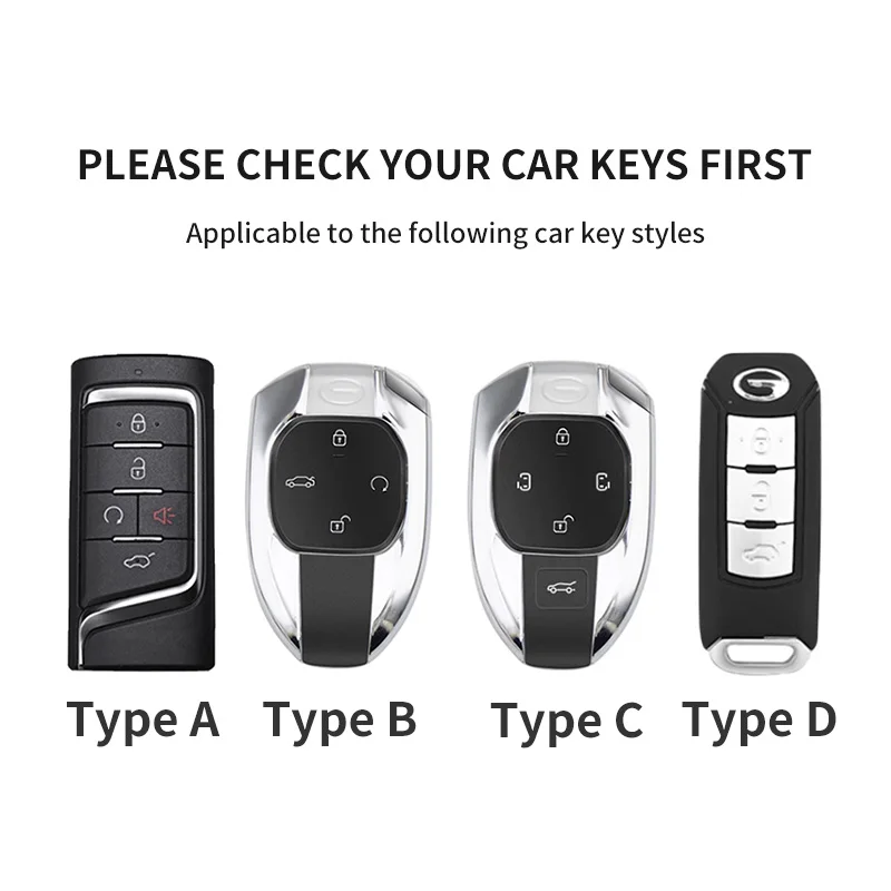 Leather Car Remote Key Case Cover For Trumpchi GAC Empow J11 J12 J13 J14 J15 J16 GS8 GS4 PHEV Keychain Protector Shell Accessoy