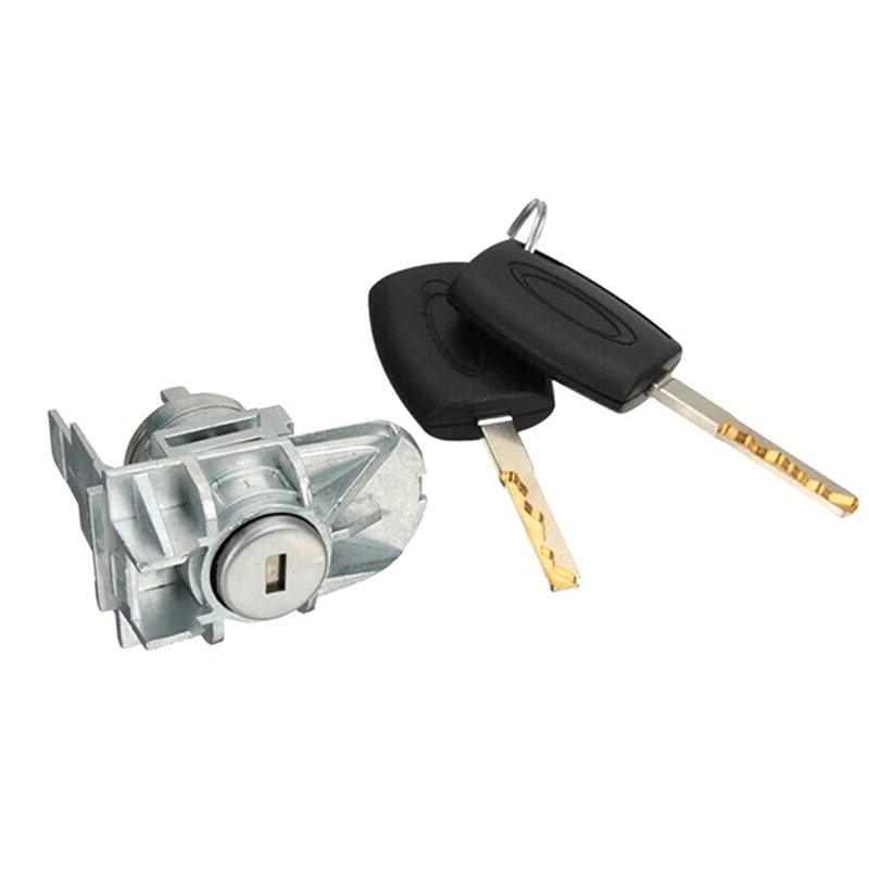 Car Left Door Lock Cylinder Front Door Lock With Key For Ford Focus C-Max S-Max Locksmith Tool 1552849