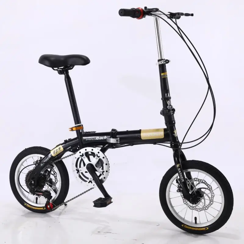 14-Zoll-Klapprad, ultraleicht, tragbar, für Erwachsene, Klappfahrrad, urbanes Freizeit-Radfahrrad