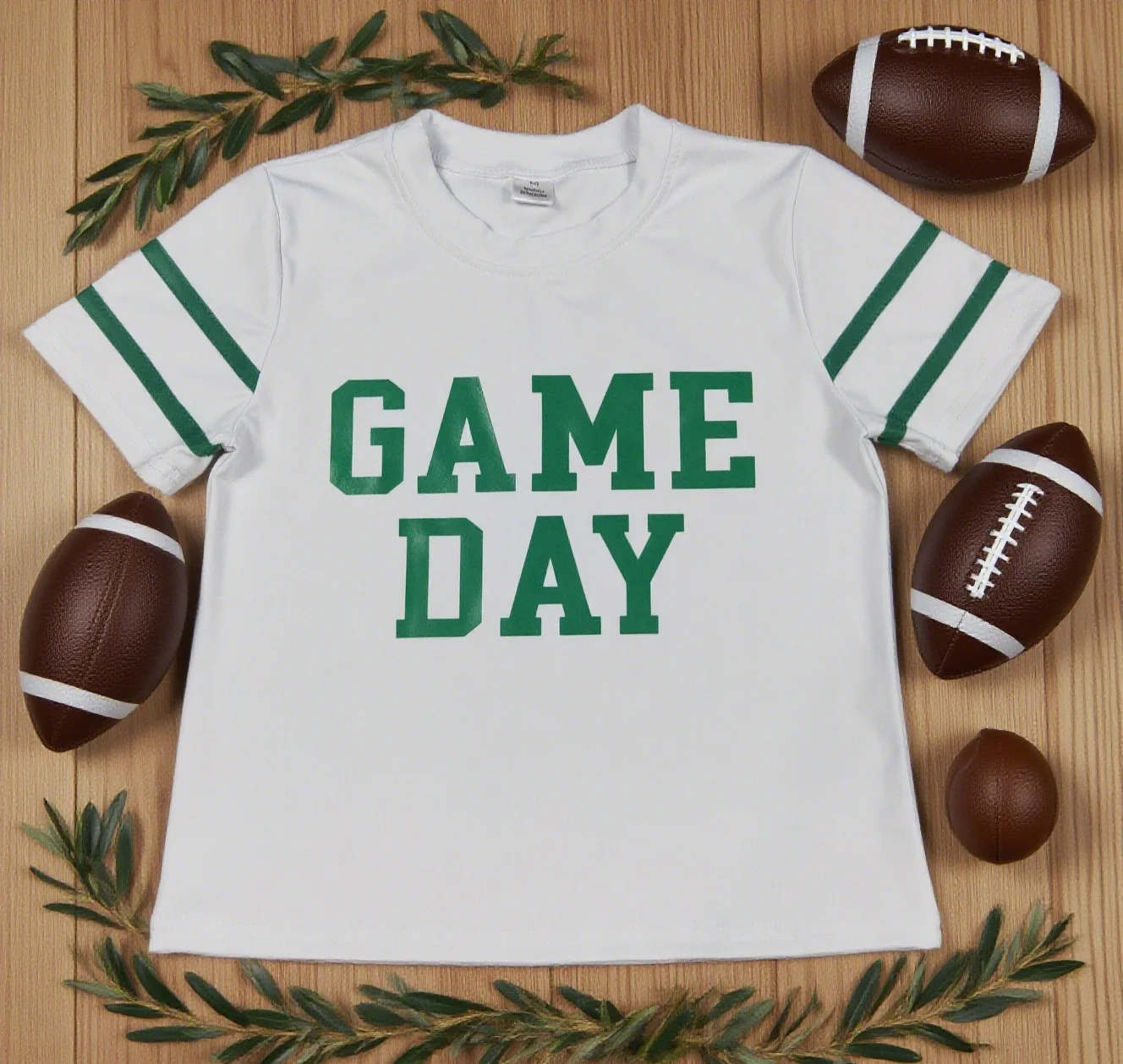 

Z820-07 GT1103 Children Boutique Clothes Short Sleeve Letter Print Top Kids Girls Yoga Shirt