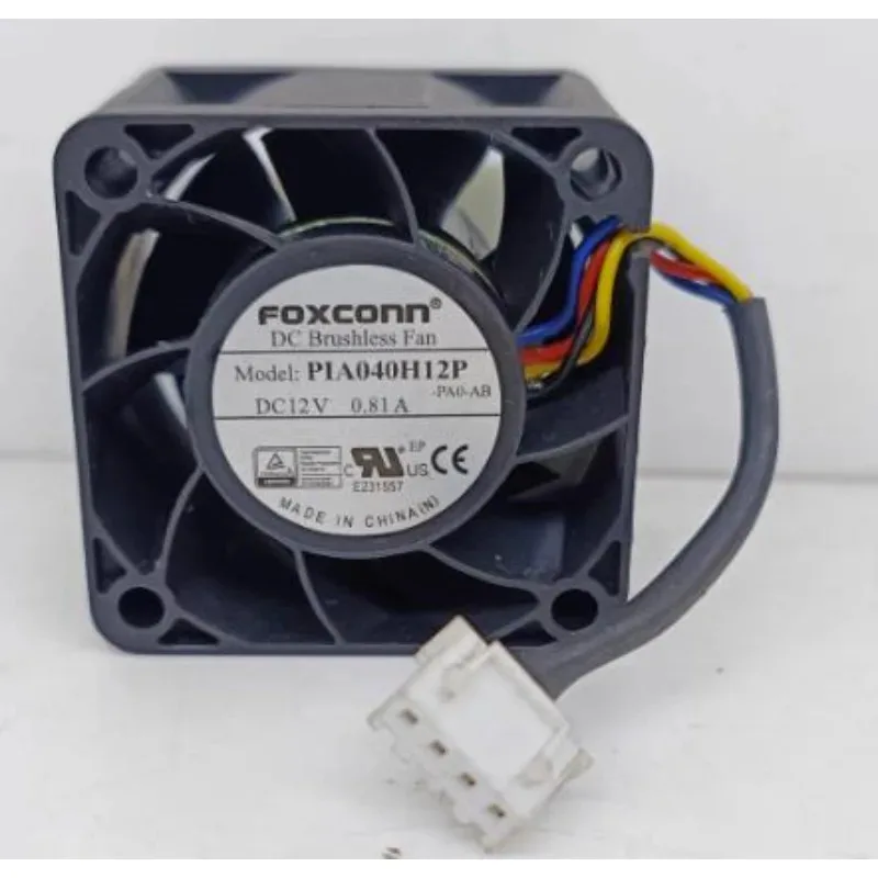 CHJ New Cooler Fan for FOXCONN PIA040H12P 4028 12V 0.81A 4CM PWM Temperature Controlled Large Air Volume Cooling Fan 40*40*28mm