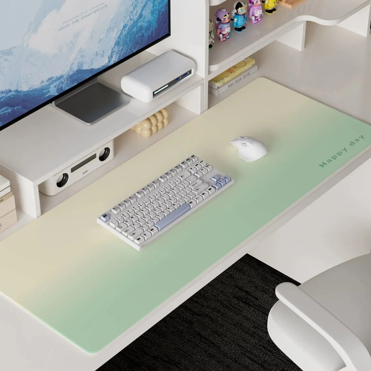 800x300x2mm Large Keyboard Carpet Large Desk Pad Non-slip Rubber Gamer Mouse Pad Laptop Extended Mouse Pad