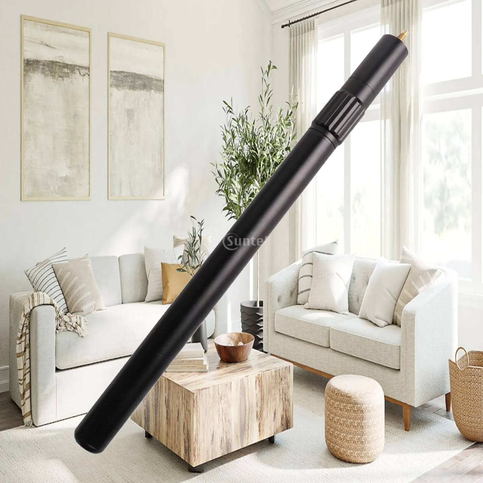 Metal Billiard Cue Extension for Snooker Cue Stick with Threaded Tip Connector for Stable Pool Game Play