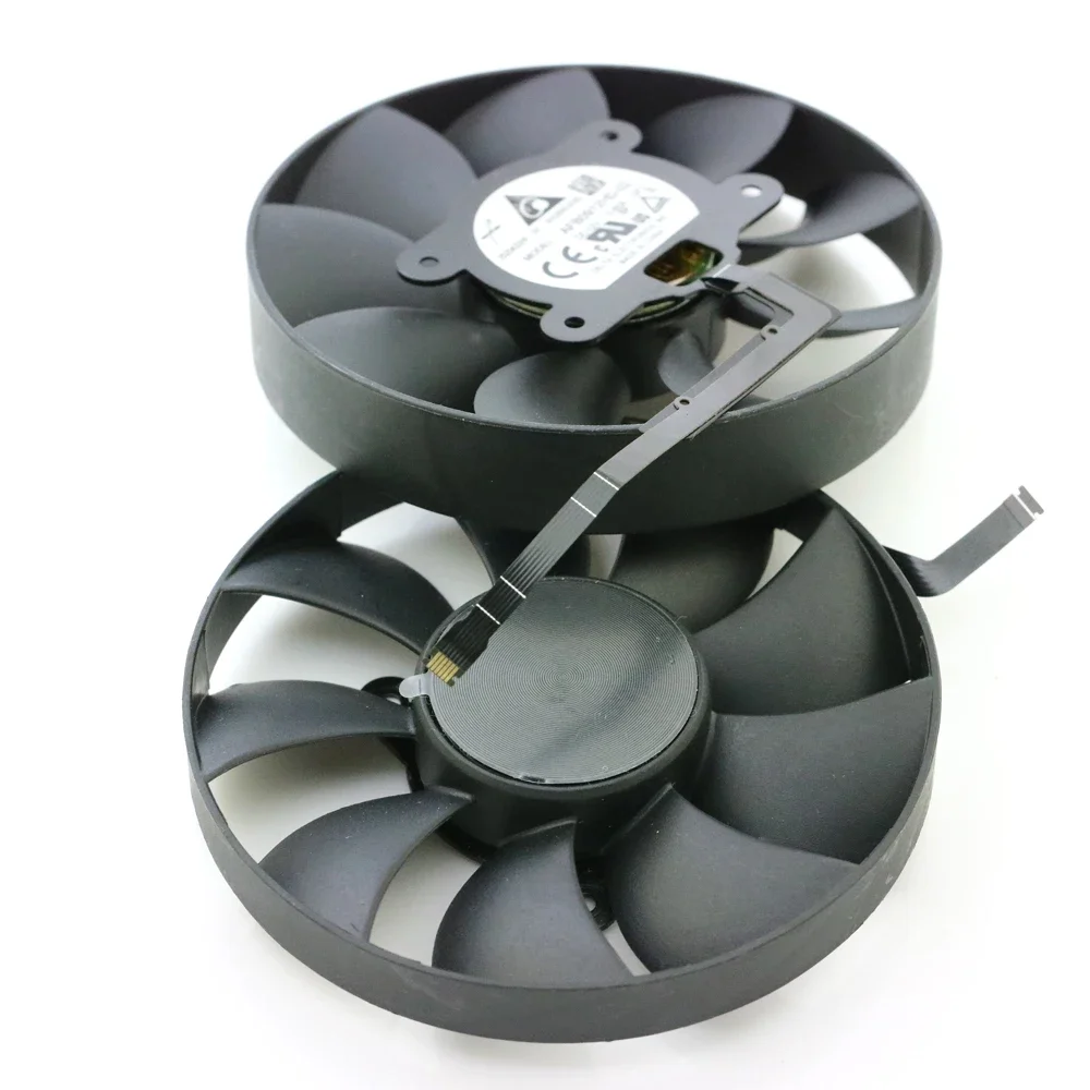 2 buah/lot Fan AFB0912HD-02 85mm 12V 0.6AMP untuk NVIDIA RTX3080FE RTX3080Ti 3080 GeForce grafis kartu Video kipas VGA