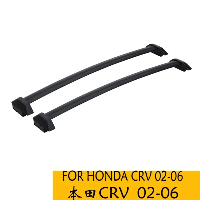 SHITURUI 1 Pair Black Side Rails Car Roof Rack Cross Bars Crossbars for Honda CRV 2001-2007 132 LBS 60KG Mounted On Car Rooftop