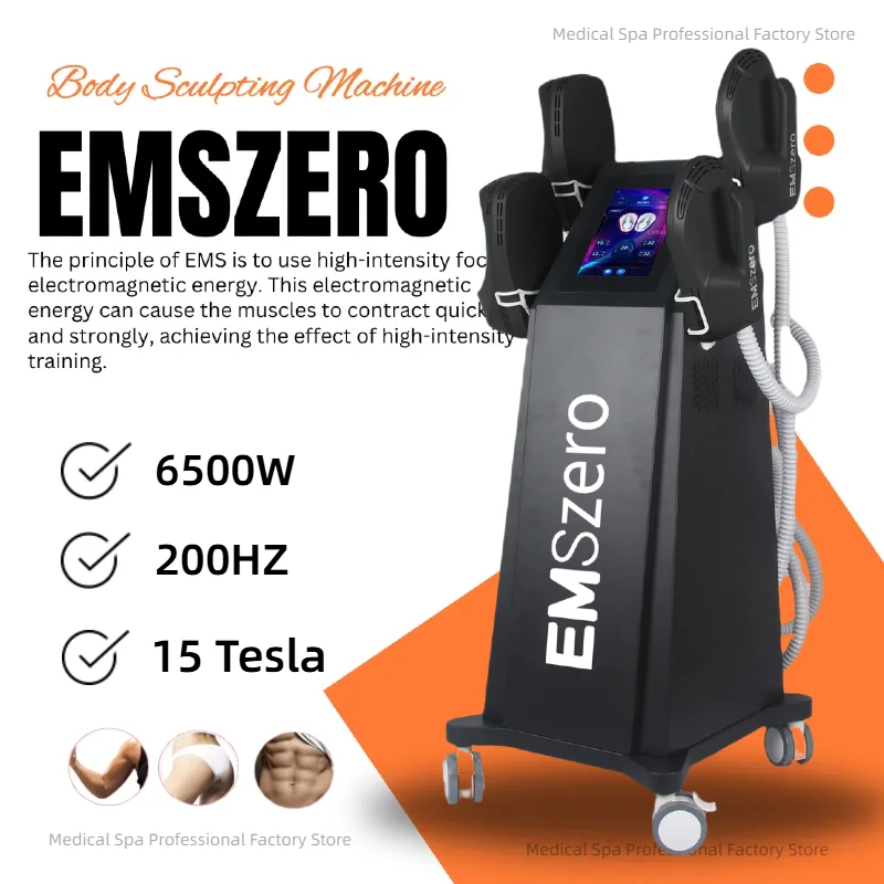 Emszero Ultra 15 Tesla Hi-emt Muscle Stimulate Fat Removal EMS Body Slimming Butt Build Sculpt Machine Weight Lose For Salon.