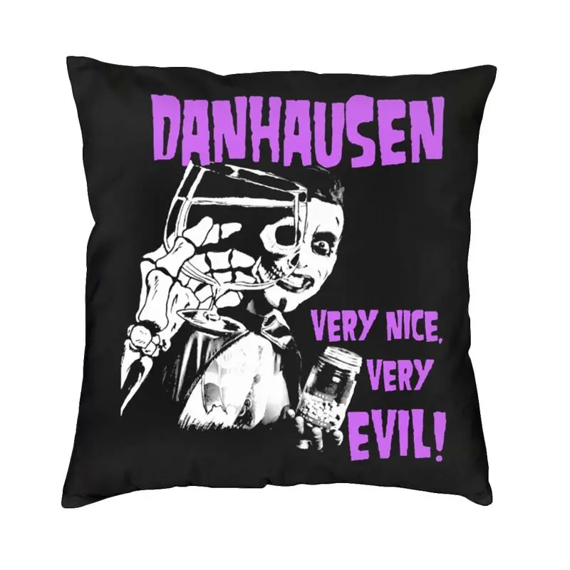 Luxury Misfits Horror Punk Rock Band Cushion Cover 45x45cm Velvet Pillow Case for Car Square Pillowcase Decoration