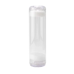 10-Inch Reusable Empty Clear Cartridge Water Filter Housing Various Media Refillable