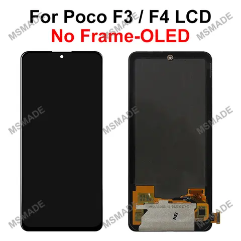 AMOLED For Xiaomi Poco F3 F4 Display M2012K11AG 22021211RG 22021211RI LCD Screen Digitizer Assembly For Poco F4 GT LCD 21121210G