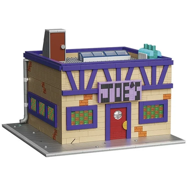 

Popular Movie Architectural Moe's Tavern Building Blocks Set MOC-152941 Modular Bar Model Adult Collection Toy Gift