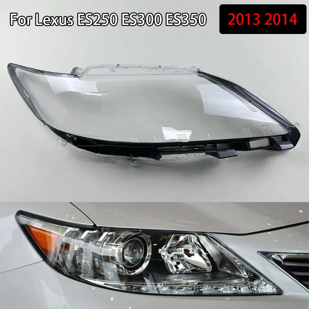 

Headlight Cover Transparent Lampshade For Lexus ES250 ES300 ES350 2013 2014 Headlamp Shell Plexiglass Replace Original Lens