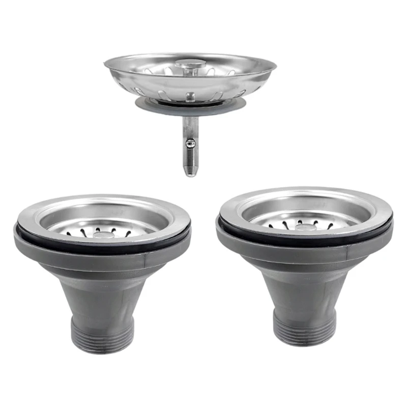 H3CE Universal Sink Drain Adapter Anti Clog Design with Triple Filtration And Odor Prevention for Compact Spaces